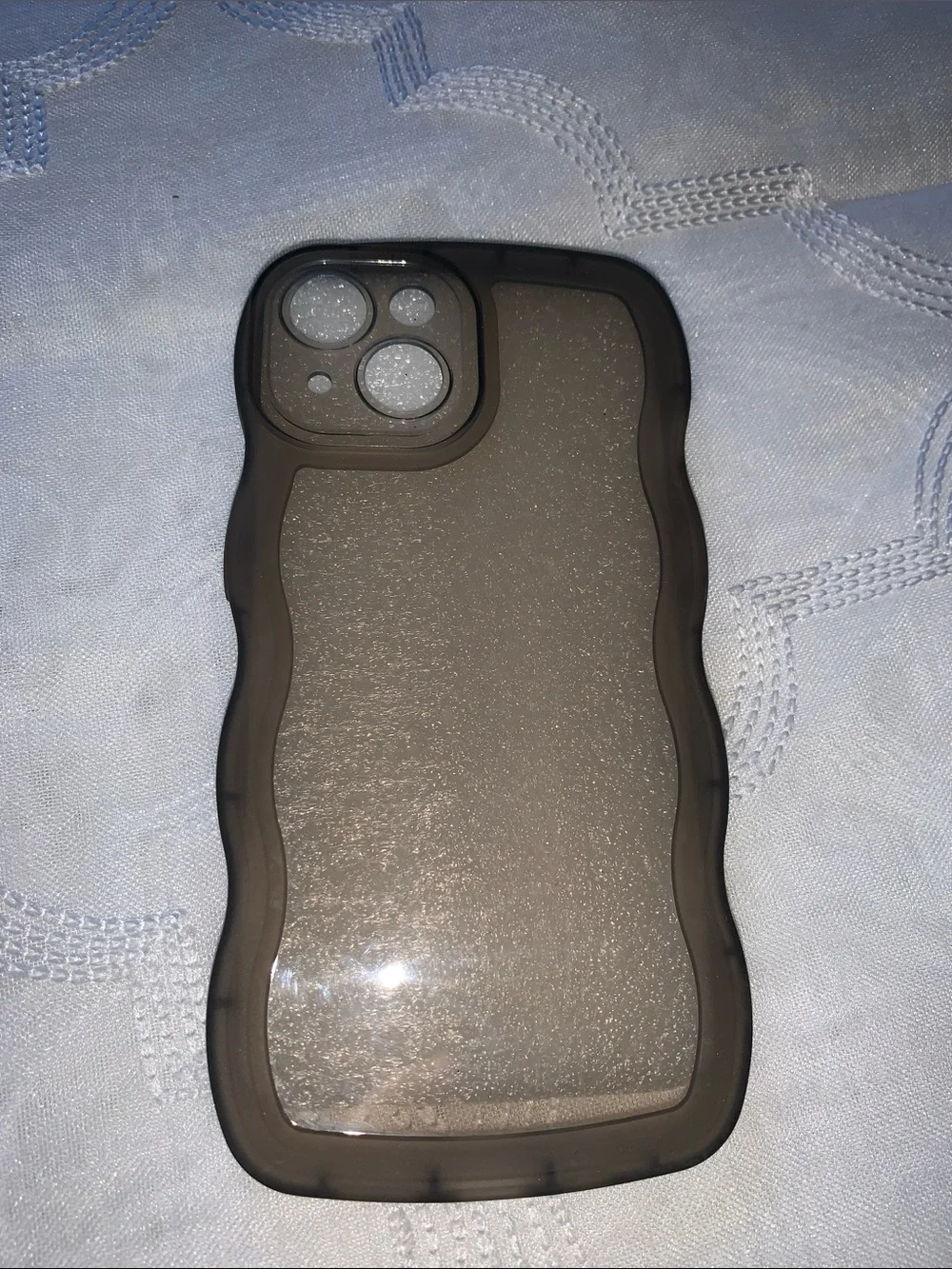 Transparent Black Protective Phone Case - iPhone 14/13